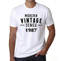 ULTRABASIC Men's T-Shirt Vintage Modern Since 1987 Modern Vintage Since