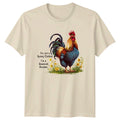 Seasoned Rooster T-Shirt - I'm Not A Spring Chicken Funny Quote