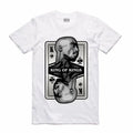 NEW Streetwear on Demand CARDS KING OF KINGS THUG WHITE Tee Shirt SMALL-3XLARGE