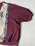Slobdrop VT Skate Punk Music Women’s Multicolor Purple Top Boho