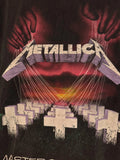 Vintage Metallica Master of Puppets Track List Heavyweight T-Shirt Men Black