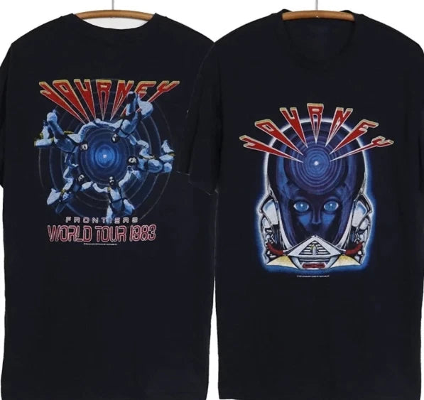Vintage 1983 Journey Frontiers World Tour T-shirt 1