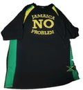 🔥 Vintage Jamaica No Problem Soccer Jersey Shirt Mens Size XL 29x23 Black