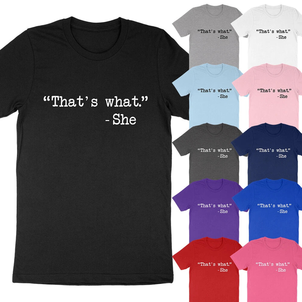That's What She Said Funny Quote Saying Michael Scott The Office T-Shirt Tee