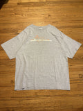 Vintage Y2K Adidas Gray Soccer Graphic Tee Size 2XL