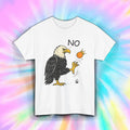 Bald Eagle Shirt No Kings Freedom America Anti-Royalty Funny Graphic Tee S-5XL