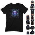 Magic Mushrooms Meditation Psychedelic T Shirt - Trippy Boho Hippie Hipster Yoga