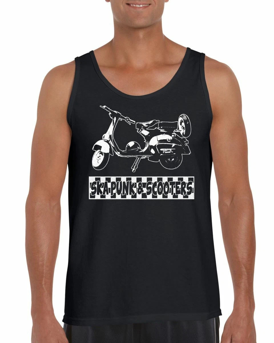 Ska Punk & Scooters Mod Mens Vest Top