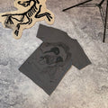 Mens Pleasures Big graphic logo streetwear designer y2k grey tee size S