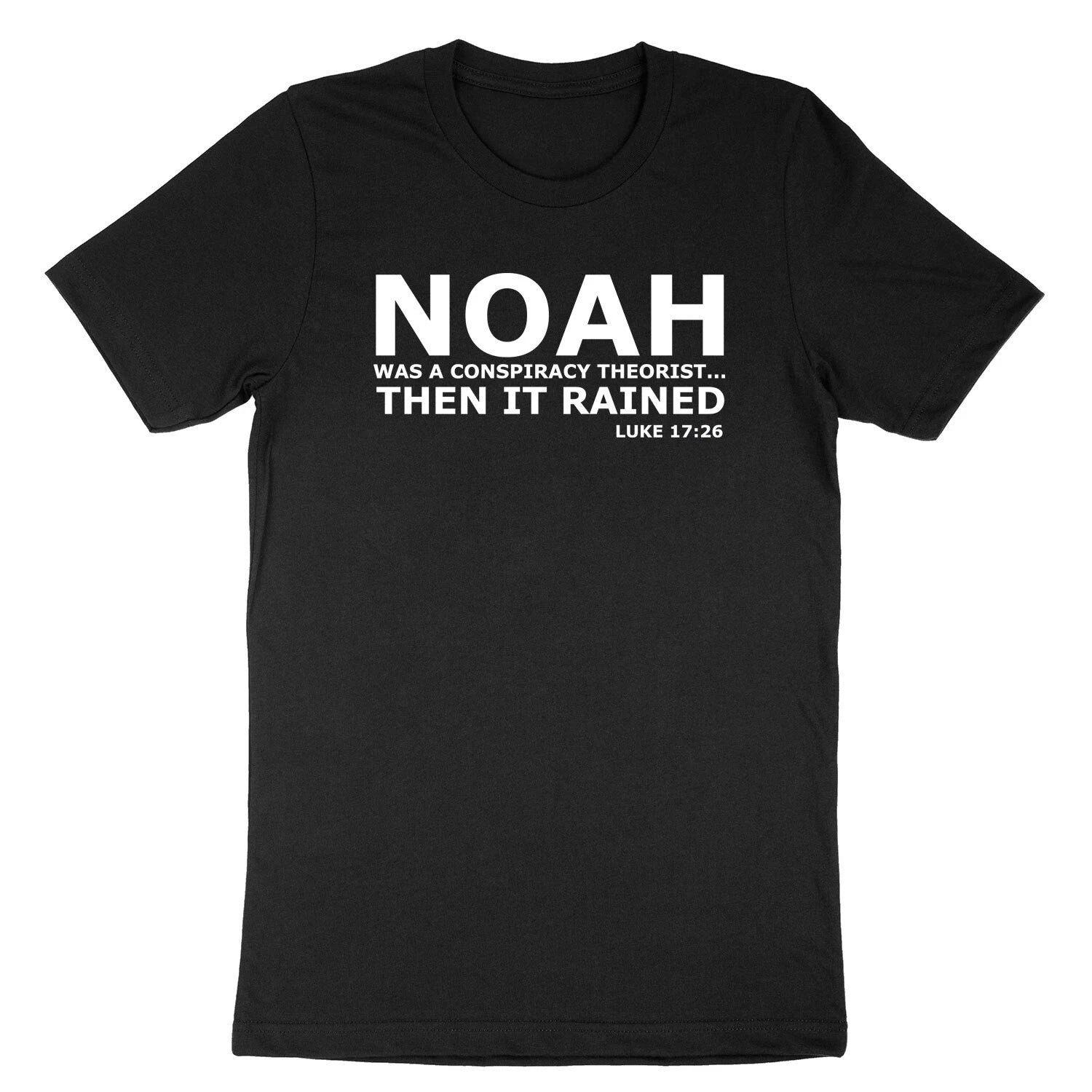 Noah Was A Conspiracy Theorist Then It Rained Shirt Christian Shirt faith Bible