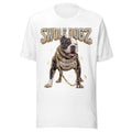 PITBULL BULLY SHIRT DOG VINTAGE - RUDE DOGS - SWOLE DOGZ Y2K - ALL SIZES - WHT