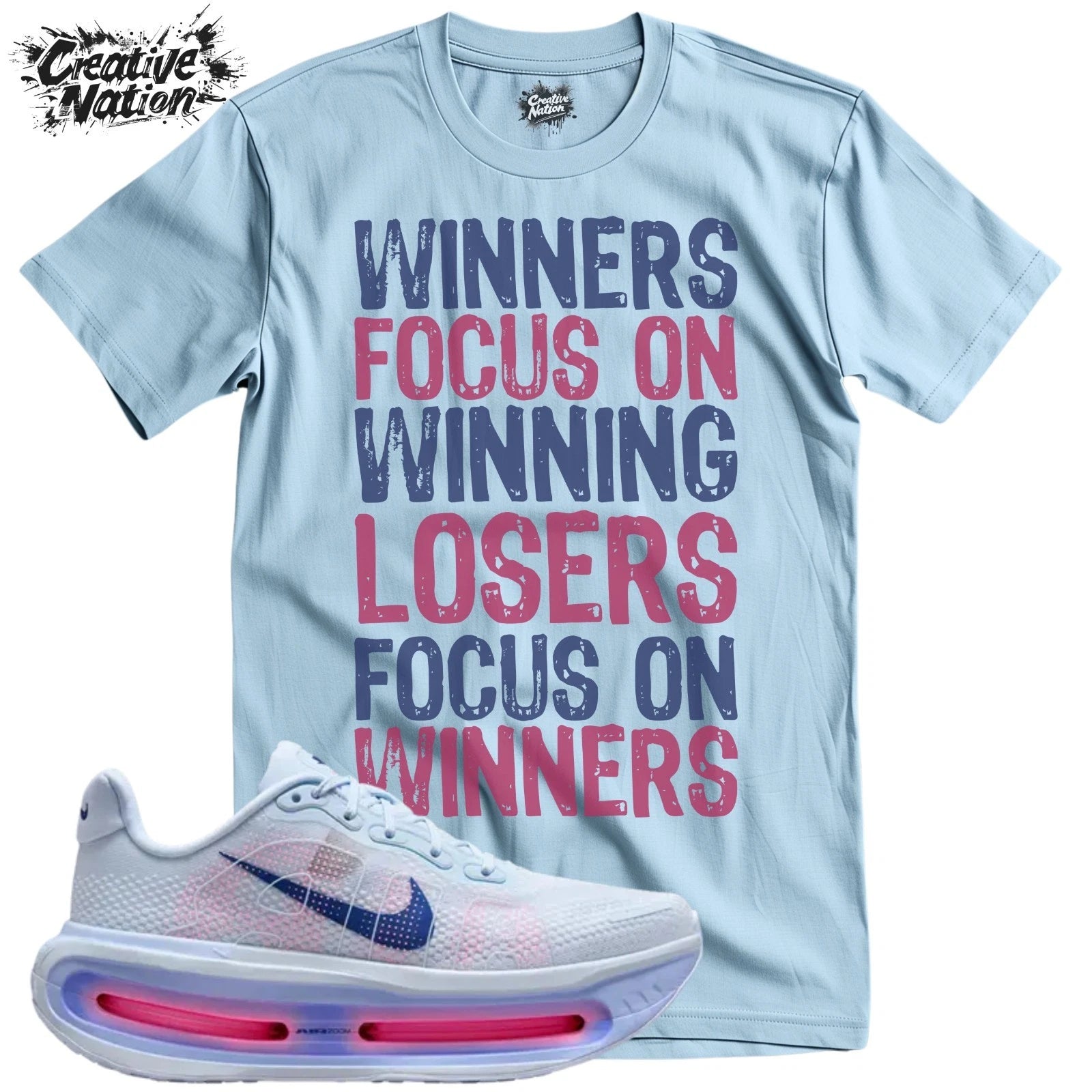 Shirt To Match Vomero Premium Blue Tint Unisex Tee Sneaker Shirt Gym Shirt