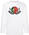Portugal Football Magic Ball Men Long Sleeve T-Shirt portoguese Soccer Flag