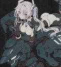 Umai Clothing “White Signal” Black Anime Girl T-Shirt (Weekly Exclusive) - XL