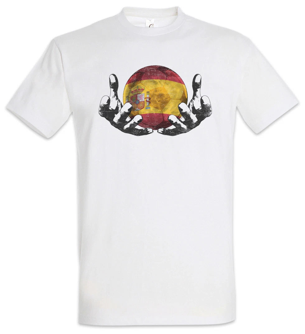Spain Football Magic Ball T-Shirt spanish Soccer Flag Banner World Championship