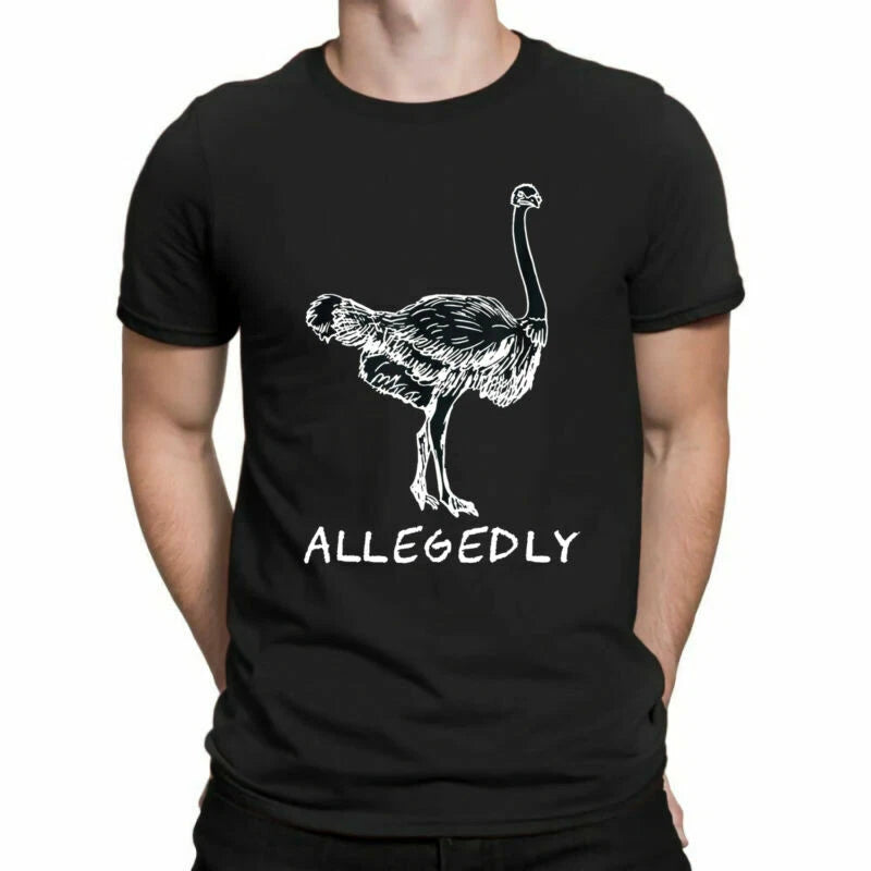 T-Shirt Letterkenny Gifts Bird Ostrich Allegedly Flightless Retro Lovers Funny