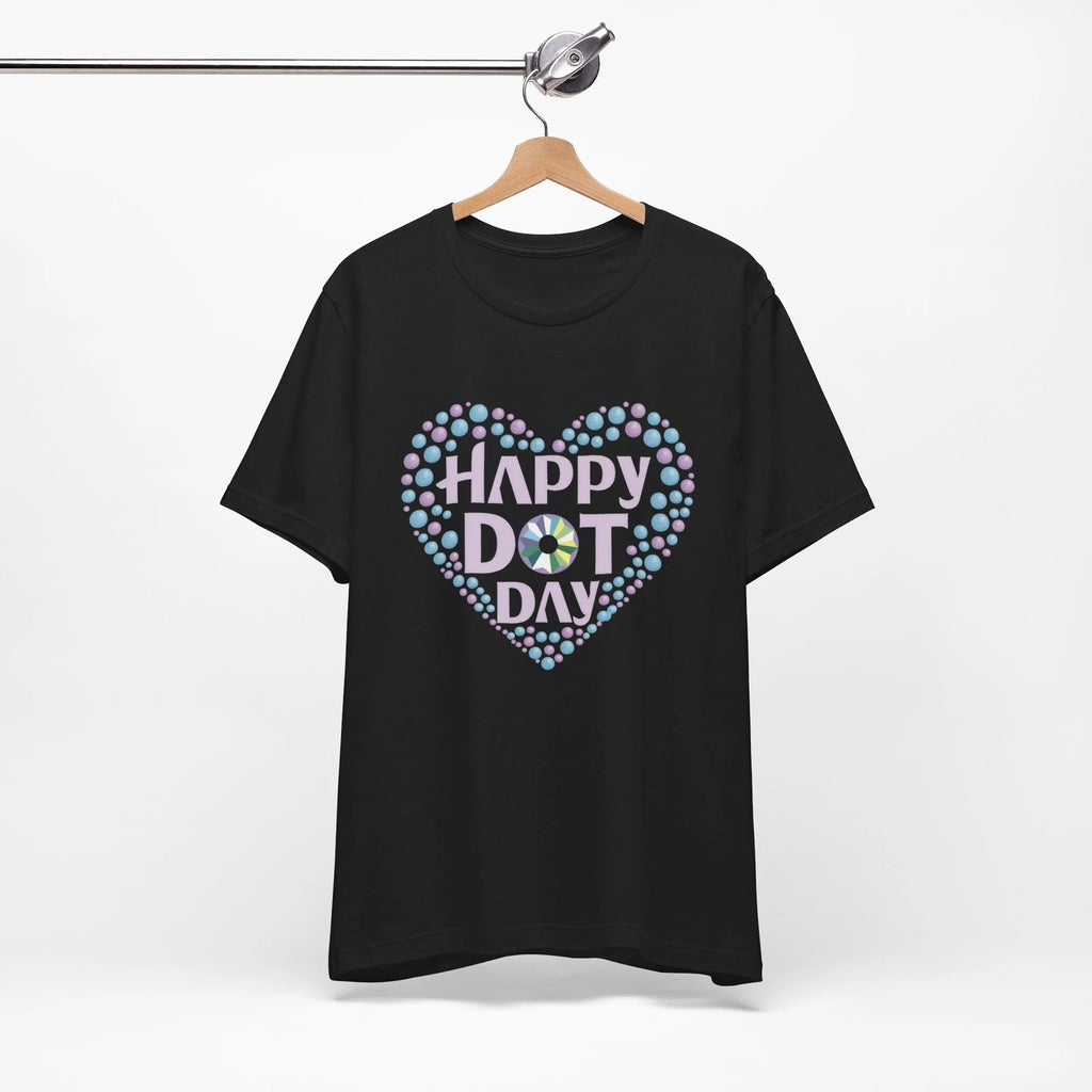 Happy International Dot Day Celebrate Creativity with Colorful Dots Unisex Tee