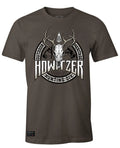 Howitzer Style Men's T-shirt Bow Skull Military Grunt MFG