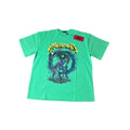 Meanest Unisex Graphic T-Shirt Skull Monster Design Green Urban Fashion Size M