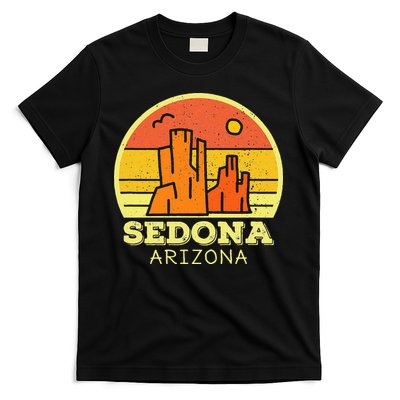 Sedona Arizona AZ Vintage Sunset Desert Camping Hiking T-Shirt