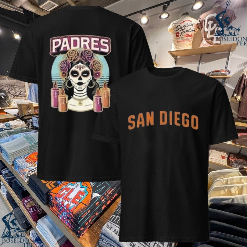 San Diego Padres Obsidian 2026 City Connect Logo T-shirt