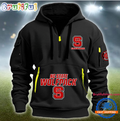 Personalize NCAA NC State Wolfpack Quarter Zip Hoodie
