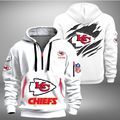 Personalize KC Chiefs Football Team Quarter Zip Hoodie