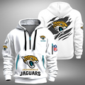 Personalize Jacksonville Football Team Quarter Zip Hoodie