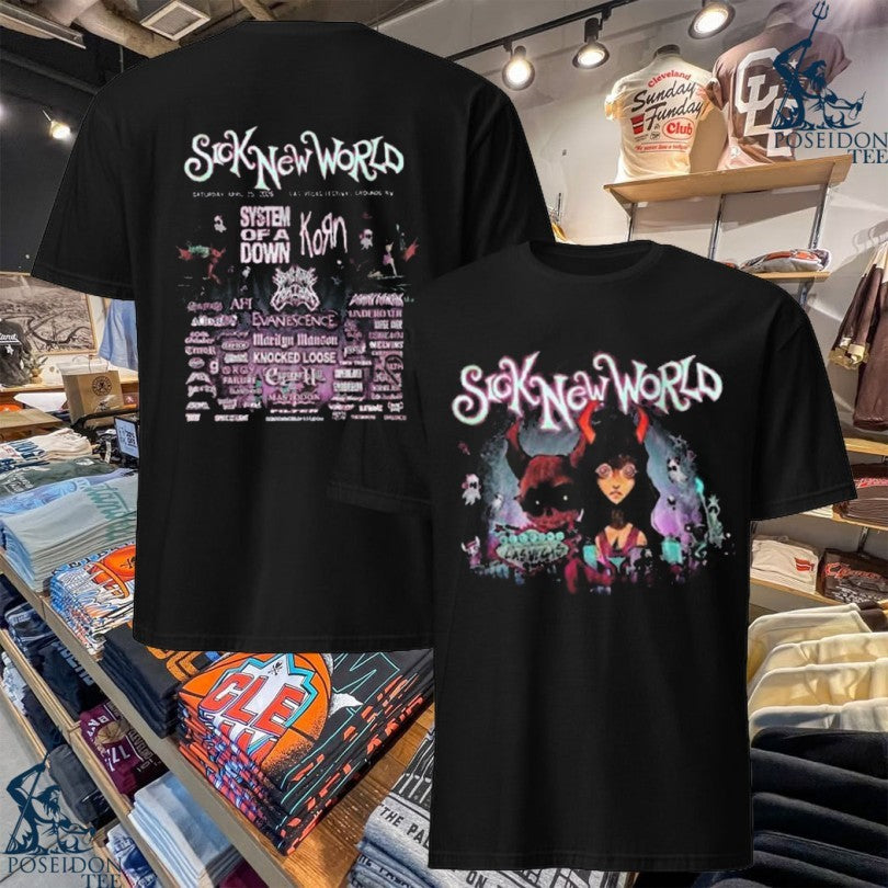 Sick New World Las Vegas 2026 Festival At Las Vegas Festival Grounds On April 25 2026 Red Devil T-shirt