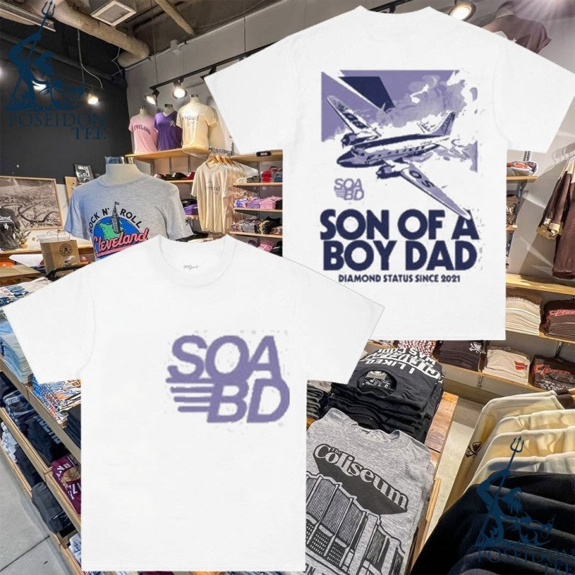 Son Of A Boy Dad Diamond Status Since 2021 T-shirt