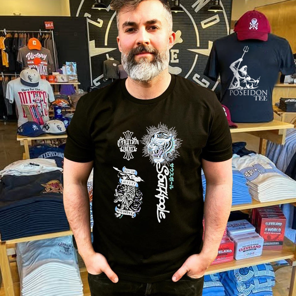 Southpole Tattoo Tiger Truth Liberty Southpole T-shirt