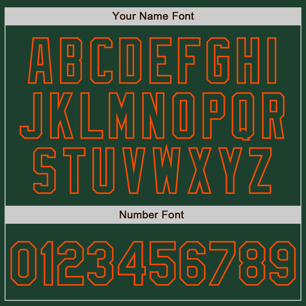 Custom White Green-Orange Authentic Split Fashion Baseball Jersey