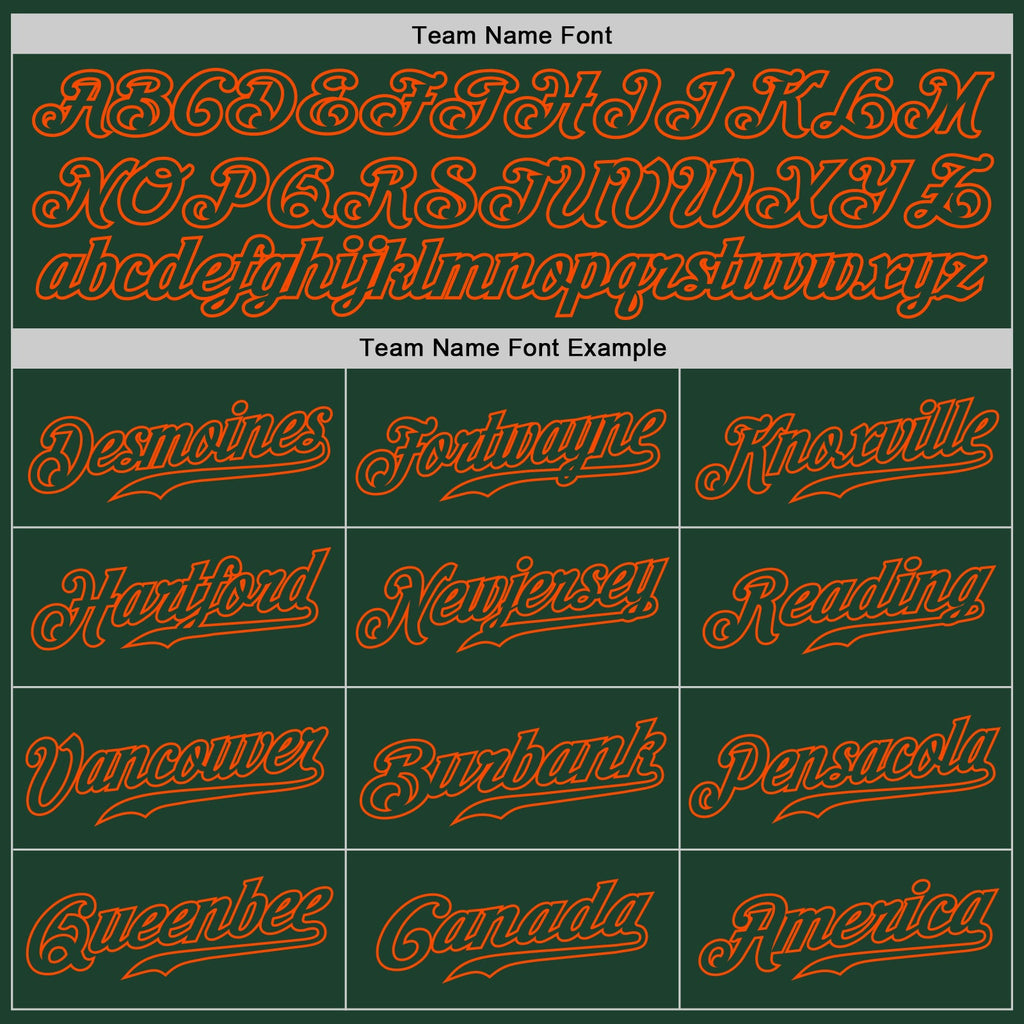 Custom White Green-Orange Authentic Split Fashion Baseball Jersey