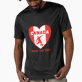 Canada Soccer Flag Heart Silhouette World Cup 2026 by topprinting