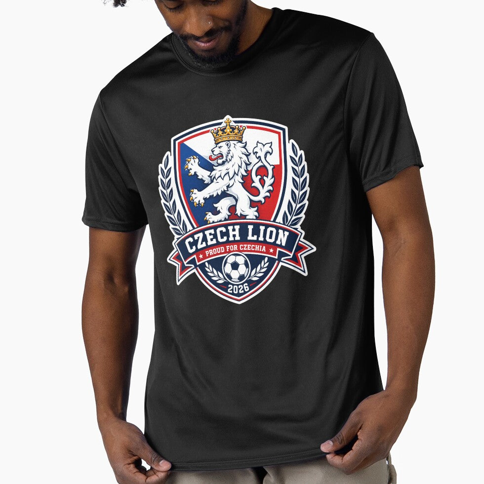 Czechia 2026 Lion Football Crest by RedCircleArt
