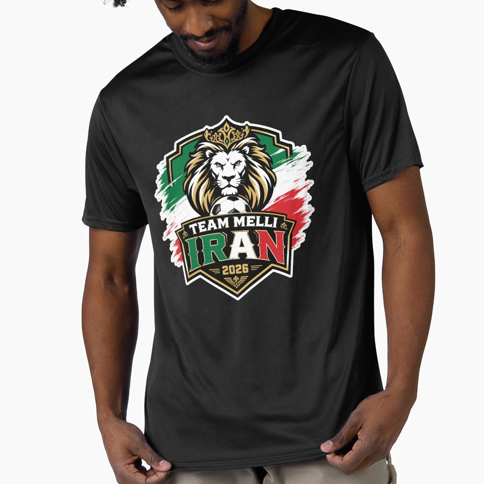 Iran 2026 Team Melli Football Crest by RedCircleArt
