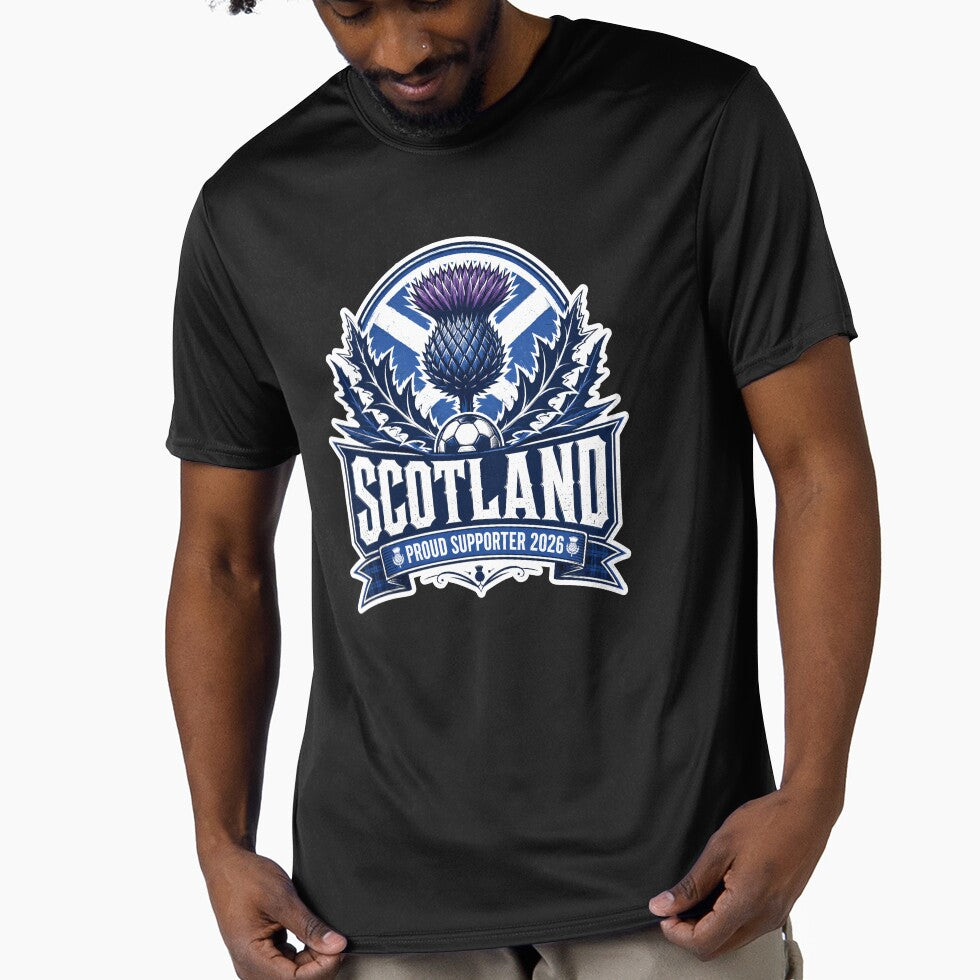 Scotland 2026 Thistle Football Crest by RedCircleArt