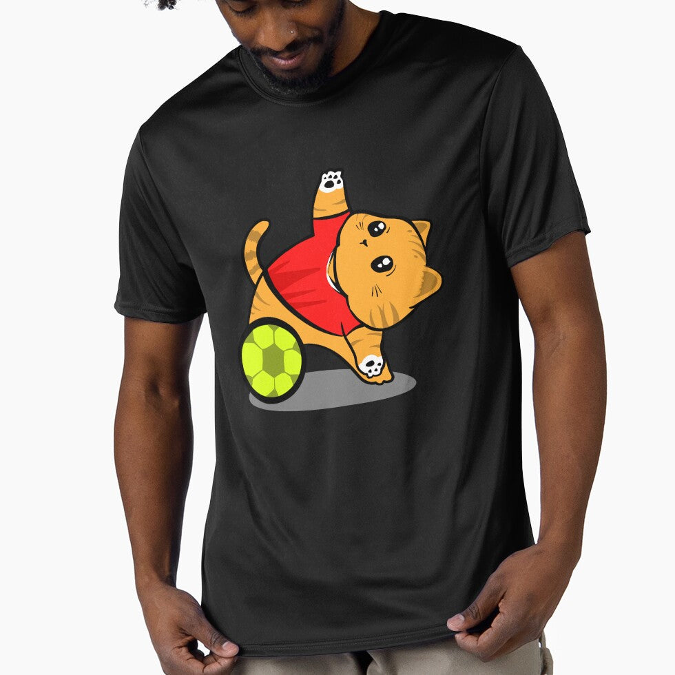World Cup Cat Soccer – Cute Football Kitten Illustration with Canada football costume by arivirus