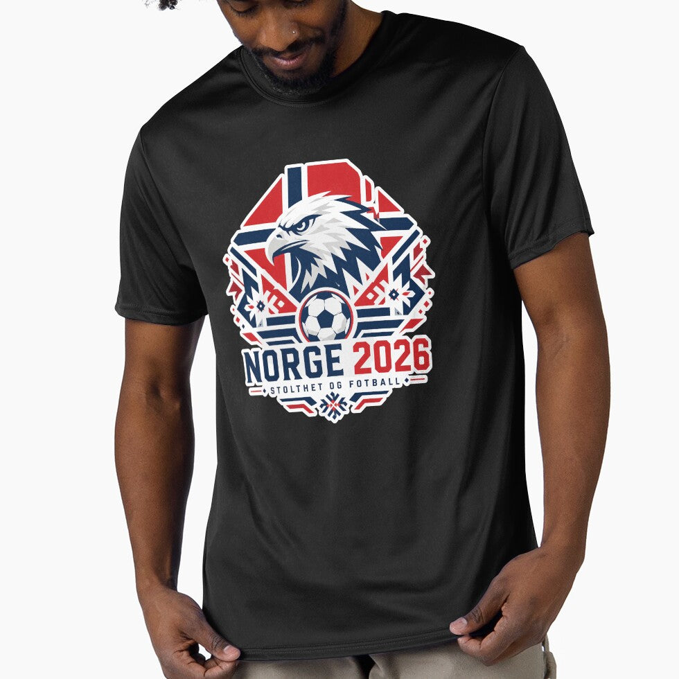 Norway 2026 Eagle Football Crest by RedCircleArt