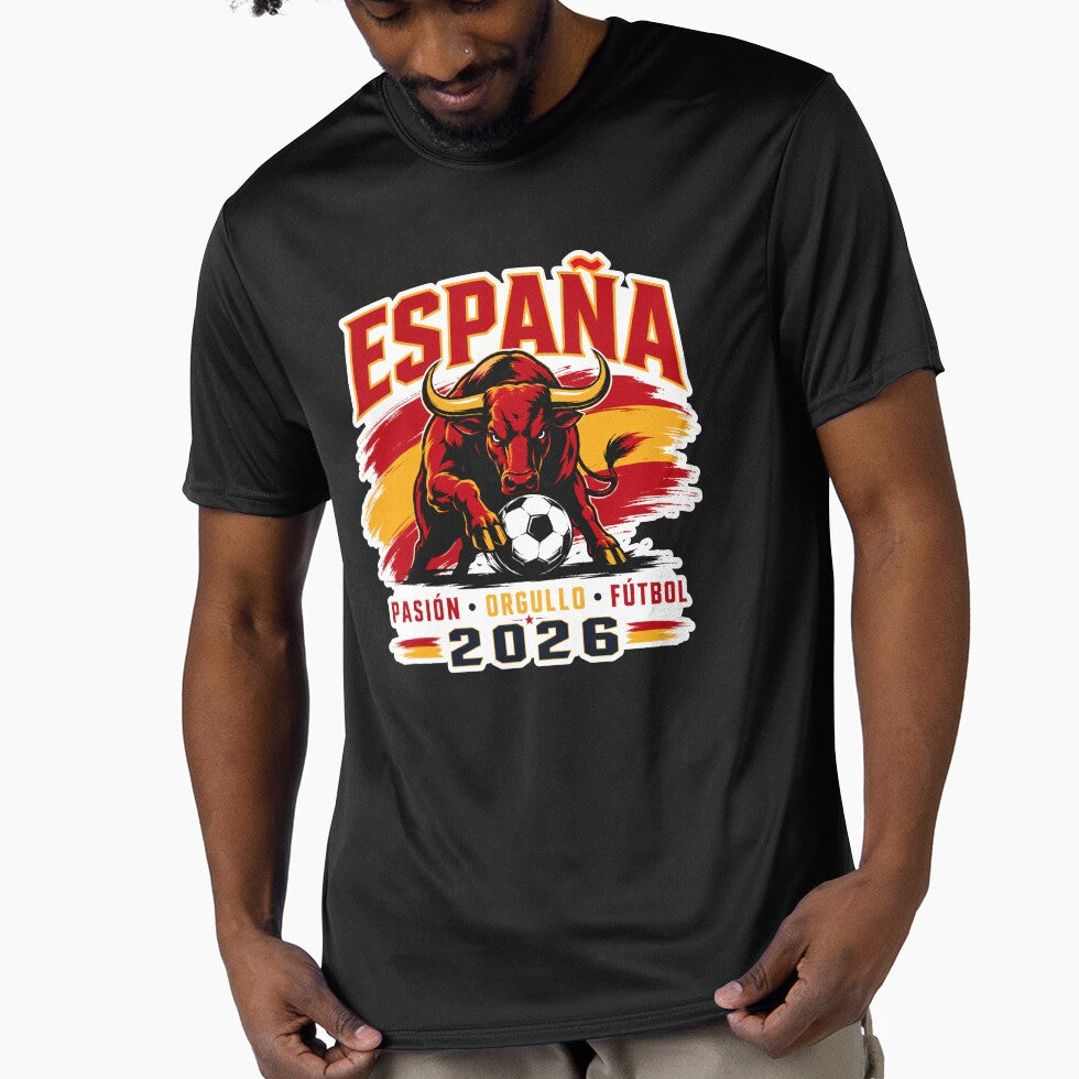 Spain 2026 Bull Football Pride by RedCircleArt
