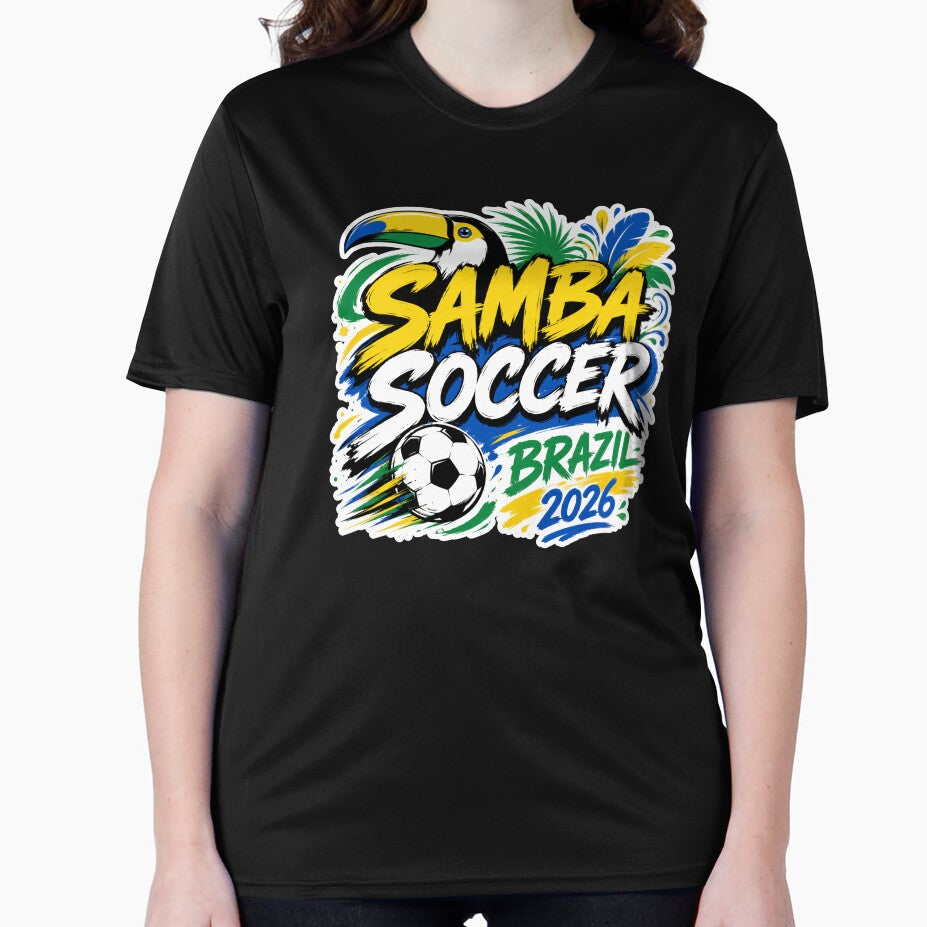 Brazil 2026 Samba Soccer Design by RedCircleArt