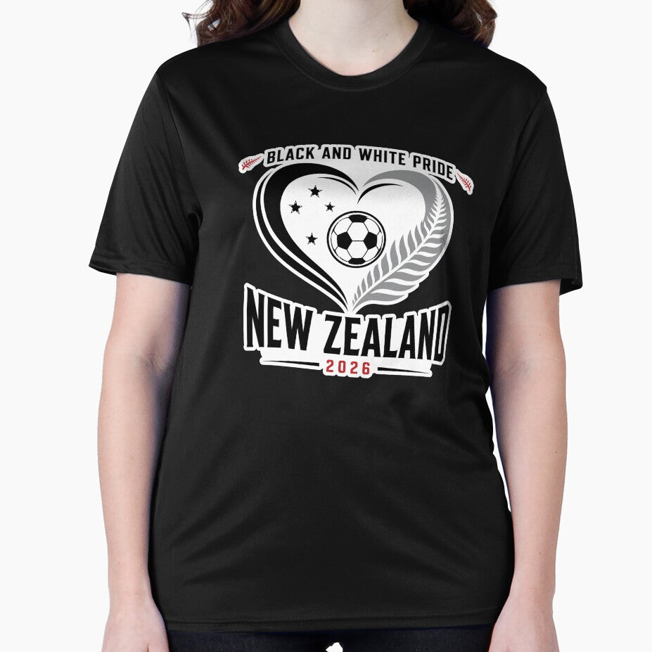 New Zealand 2026 Football Heart by RedCircleArt