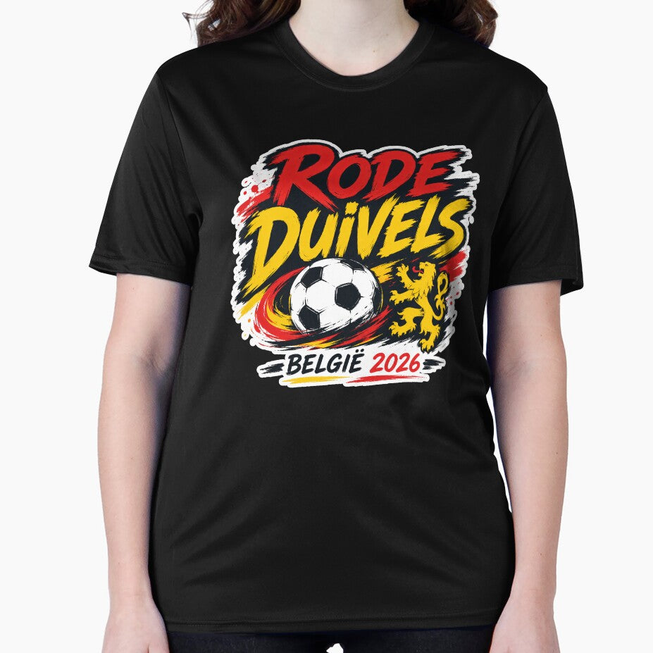Belgium 2026 Red Devils Football by RedCircleArt