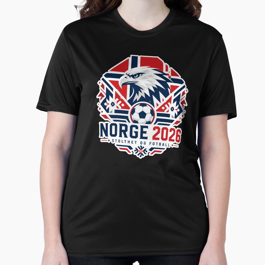 Norway 2026 Eagle Football Crest by RedCircleArt