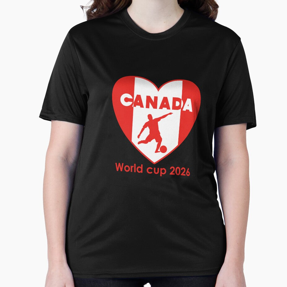 Canada Soccer Flag Heart Silhouette World Cup 2026 by topprinting