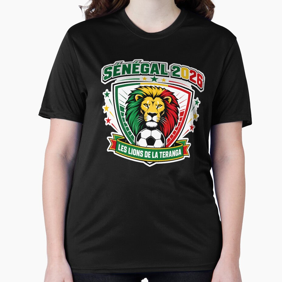 Senegal 2026 Teranga Lions Football Crest by RedCircleArt