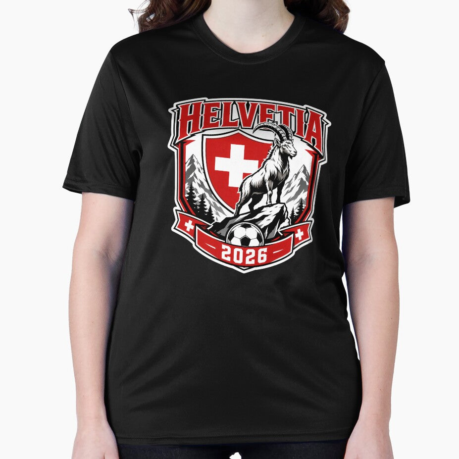 Switzerland 2026 Alpine Football Crest by RedCircleArt