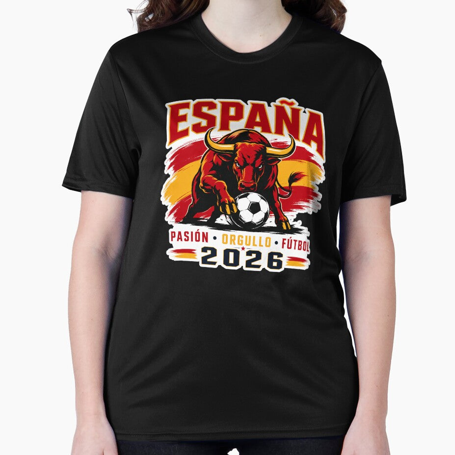 Spain 2026 Bull Football Pride by RedCircleArt
