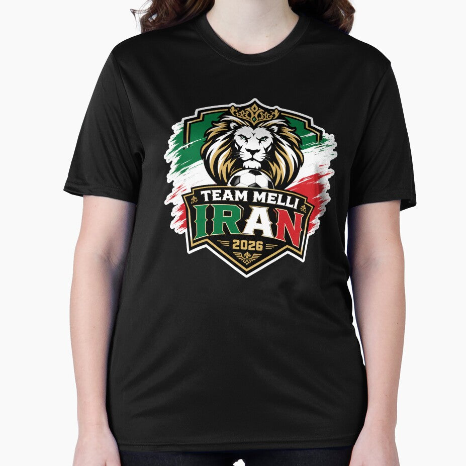 Iran 2026 Team Melli Football Crest by RedCircleArt