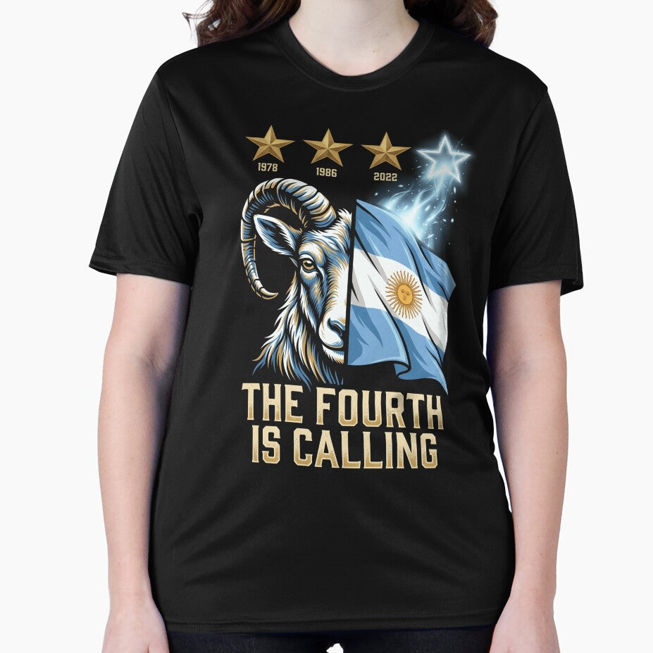 The Fourth Is Calling Argentina Fan Shirt by VizoArt-Studio